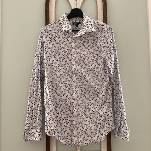 Express Floral Dress Shirt Small